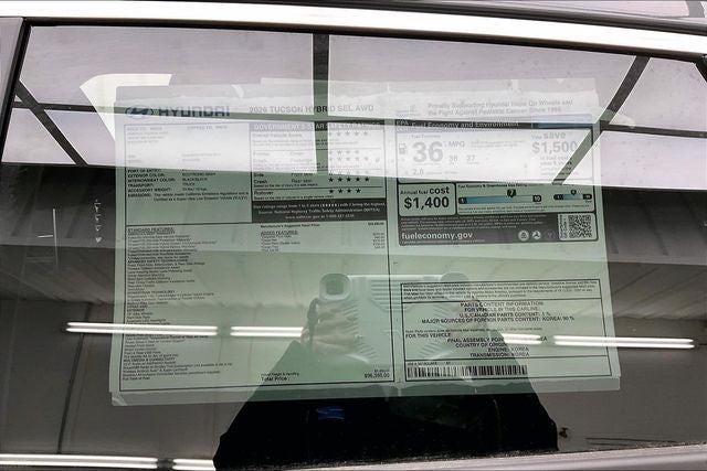 2026 Hyundai Tucson Hybrid SEL AWD