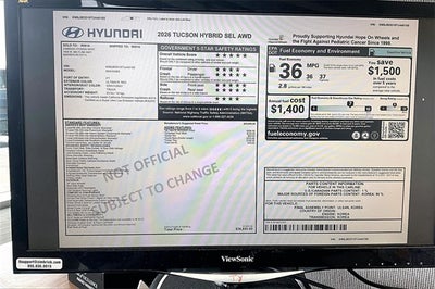 2026 Hyundai Tucson Hybrid SEL AWD