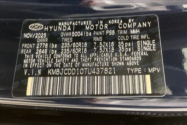 2026 Hyundai Tucson Hybrid SEL Convenience