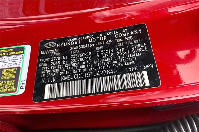 2026 Hyundai Tucson Hybrid SEL Convenience