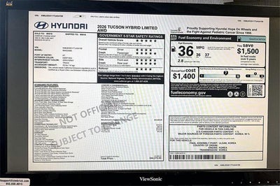 2026 Hyundai Tucson Hybrid Limited