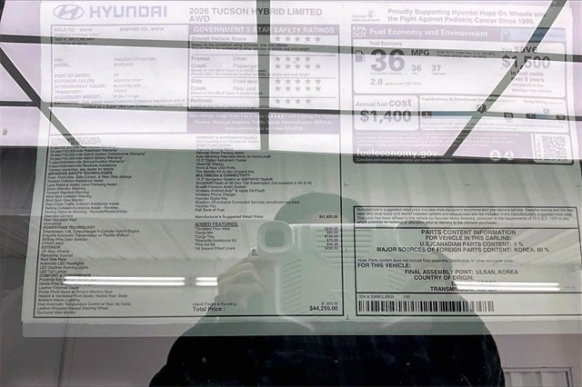 2026 Hyundai Tucson Hybrid Limited