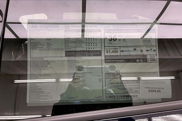 2026 Hyundai Tucson Hybrid Limited