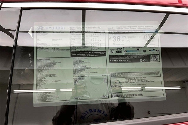 2026 Hyundai Tucson Hybrid Limited