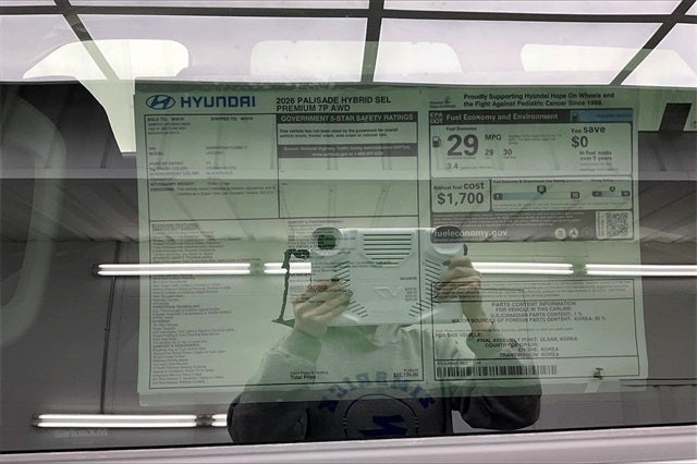 2026 Hyundai Palisade Hybrid SEL Premium 7P