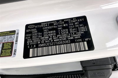 2026 Hyundai Palisade XRT Pro