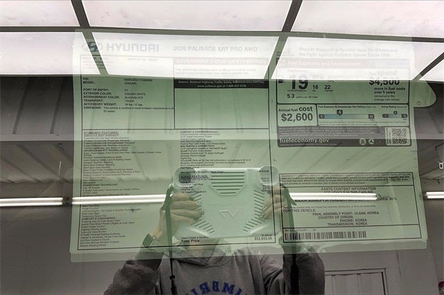 2026 Hyundai Palisade XRT Pro