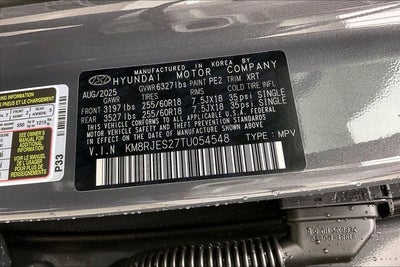 2026 Hyundai Palisade XRT Pro