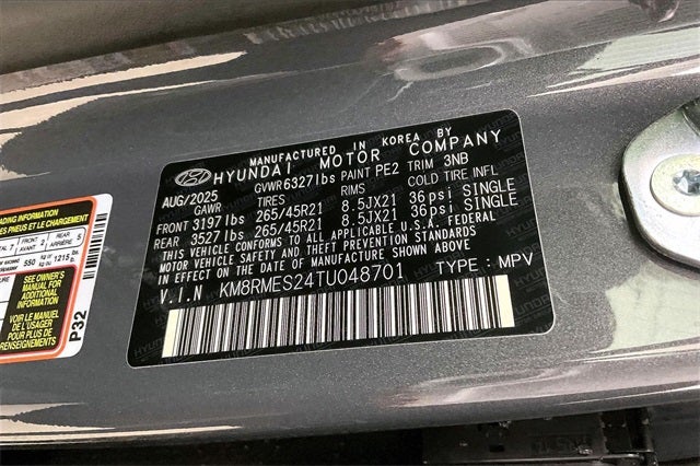 2026 Hyundai Palisade Calligraphy AWD