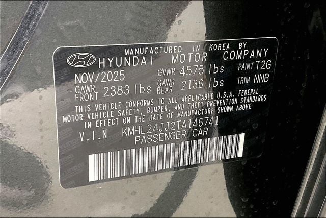 2026 Hyundai Sonata Hybrid Blue