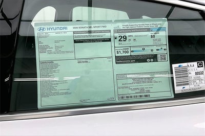 2026 Hyundai Sonata SEL Sport