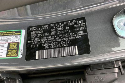 2026 Hyundai Elantra SEL Sport