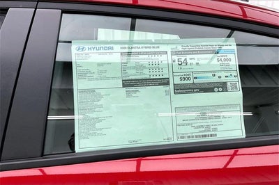 2026 Hyundai Elantra Hybrid Blue