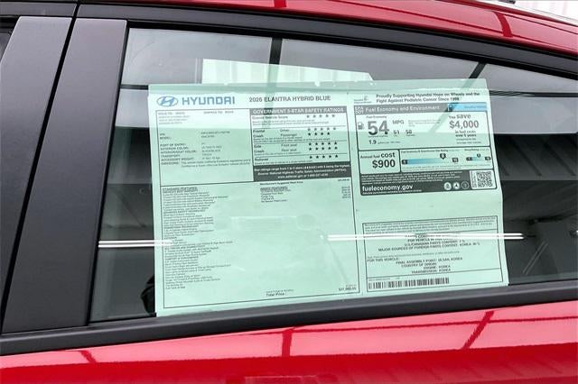 2026 Hyundai Elantra Hybrid Blue