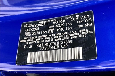 2026 Hyundai Elantra Hybrid Limited