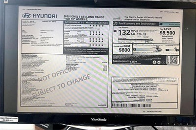 2025 Hyundai IONIQ 6 SE