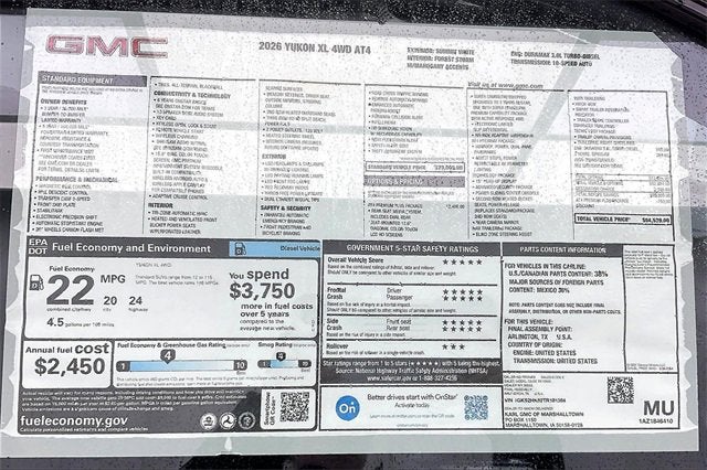 2026 GMC Yukon XL AT4