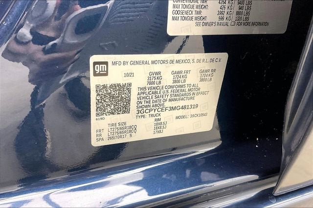 2021 Chevrolet Silverado 1500 Custom Trail Boss