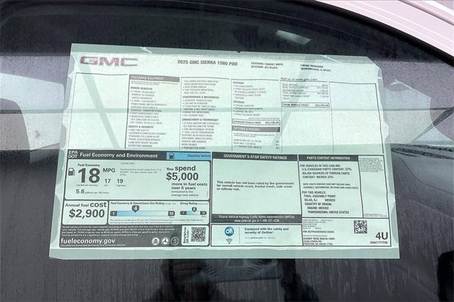 2025 GMC Sierra 1500 Pro