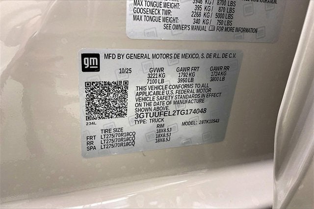 2026 GMC Sierra 1500 AT4X