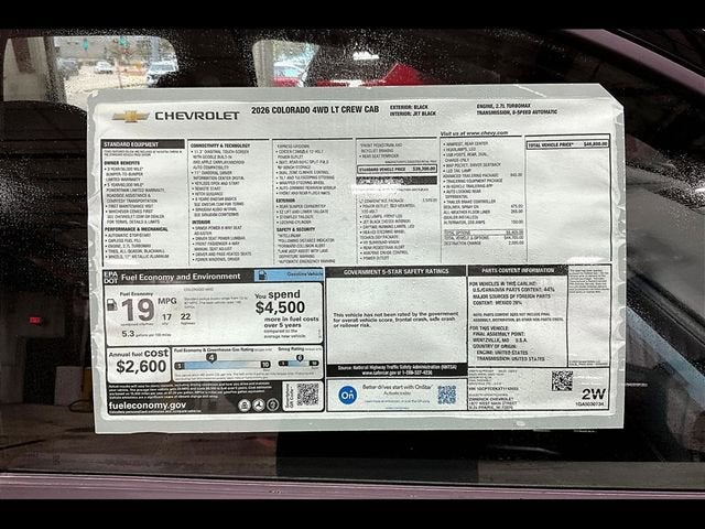 2026 Chevrolet Colorado LT