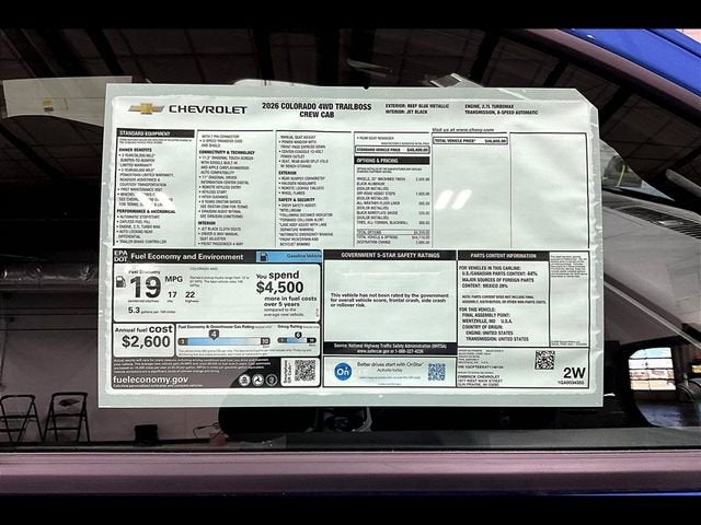 2026 Chevrolet Colorado Trail Boss