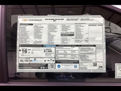 2026 Chevrolet Colorado ZR2