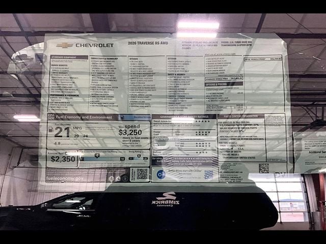 2026 Chevrolet Traverse RS