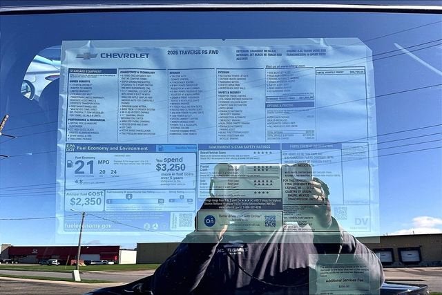 2026 Chevrolet Traverse RS