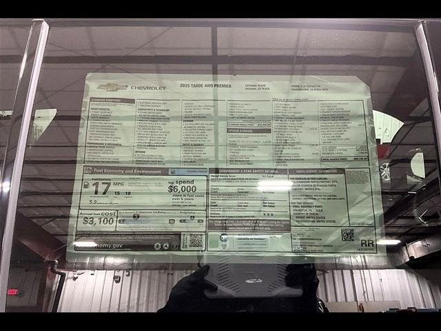 2025 Chevrolet Tahoe Premier