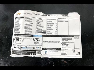 2026 Chevrolet Silverado 1500 WT