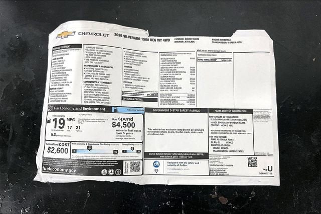 2026 Chevrolet Silverado 1500 WT