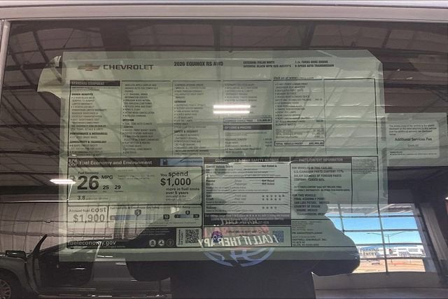 2026 Chevrolet Equinox RS