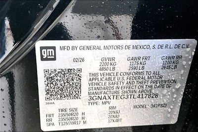 2026 Chevrolet Equinox RS