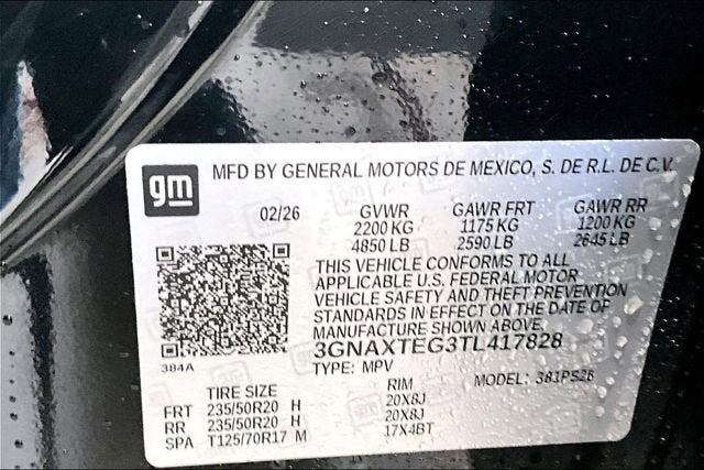 2026 Chevrolet Equinox RS