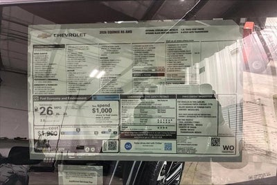 2026 Chevrolet Equinox RS