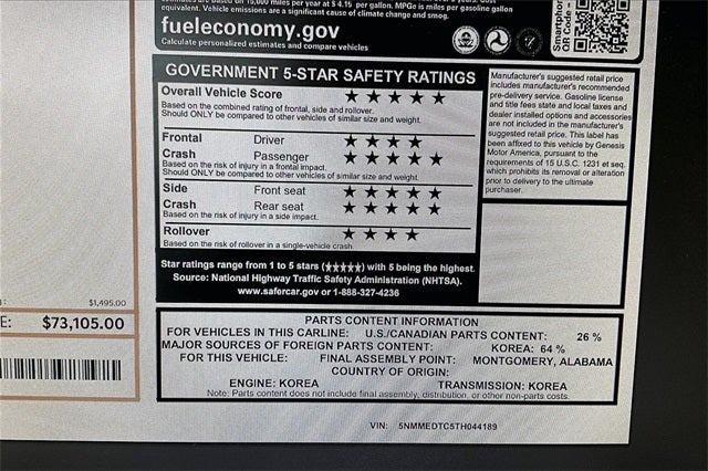 2026 Genesis GV70 3.5T SPORT PRESTIGE