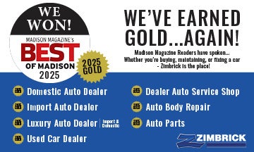 Madison Magazine's 2025 Gold Best of Madison award